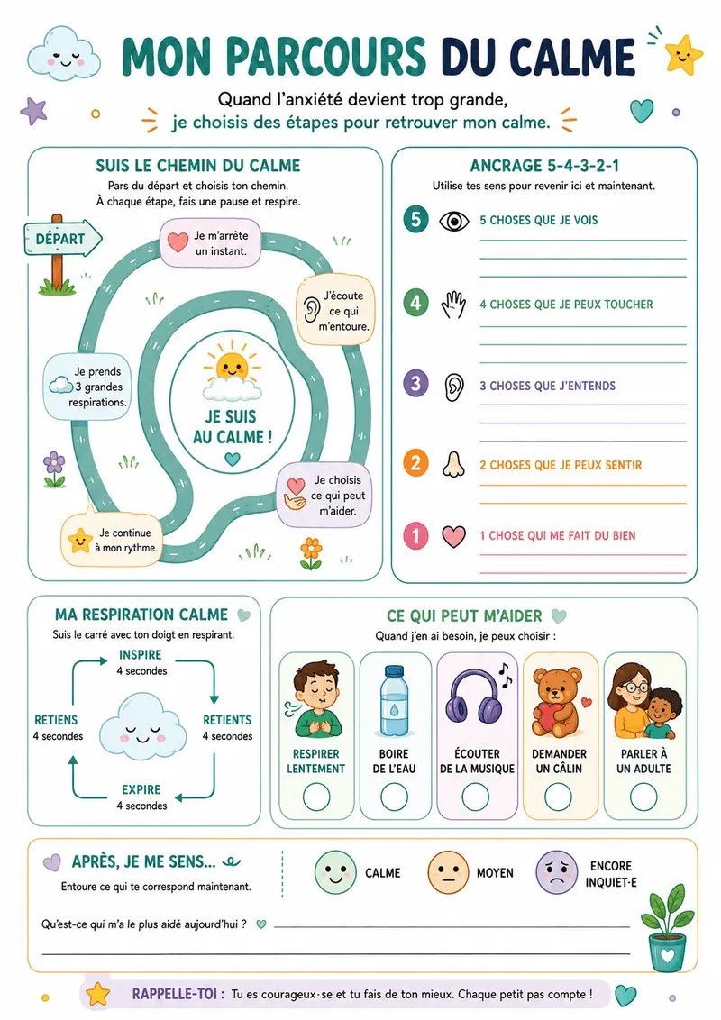 Fiche : Mon parcours du calme